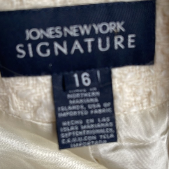 Textured Cream Wool jacket - Picture 3 of 4